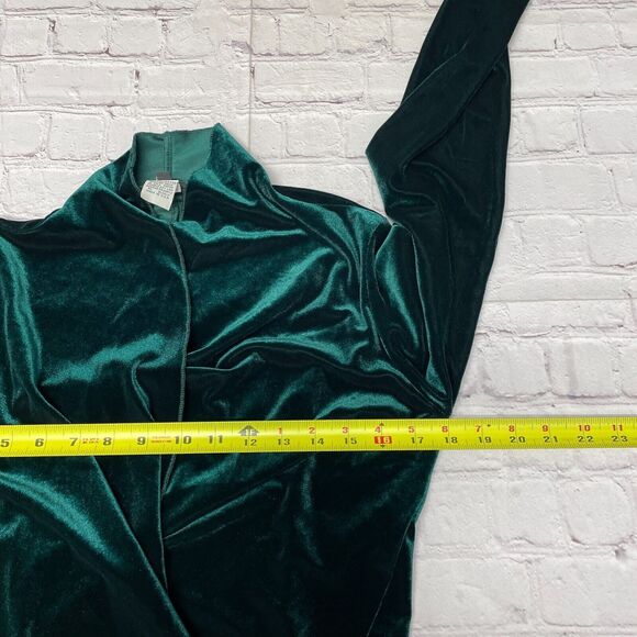 Vintage The Pyramid Collection Velvet Long Cardigan Sweater Size Medium M271 -2 - Picture 3 of 15